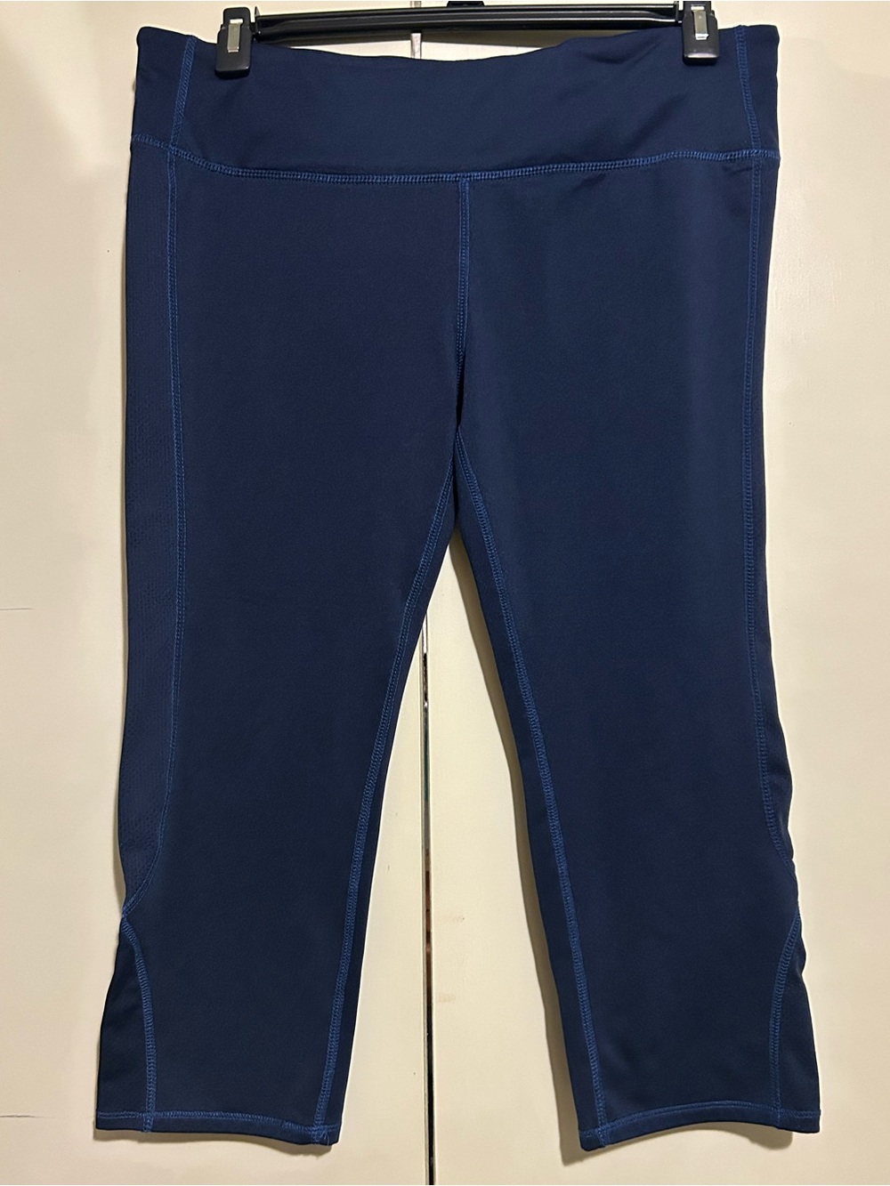 Women’s Navy Capri Leggings by Boxercraft